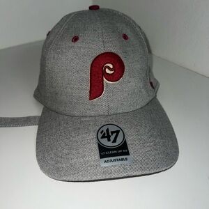 NWT 47 Brand Gray Phillies Cap